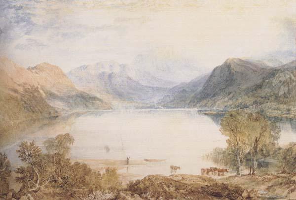 Joseph Mallord William Truner Ullswater from Gowbarrow Park Walter Fawkes Gallery(mk47) oil painting picture